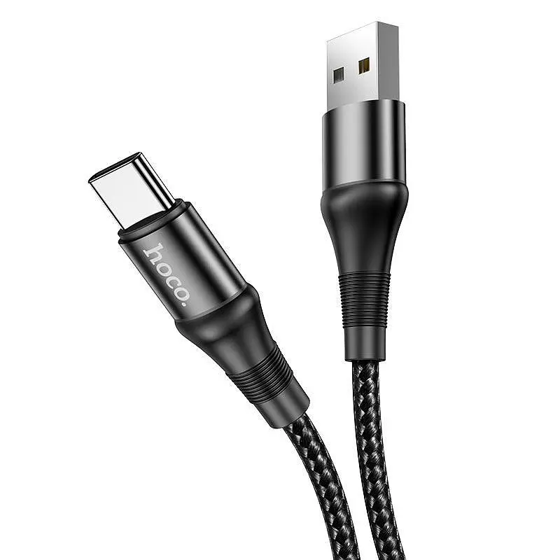 USB Cable Hoco X50 Excellent Type-C Black 1m - фото 2