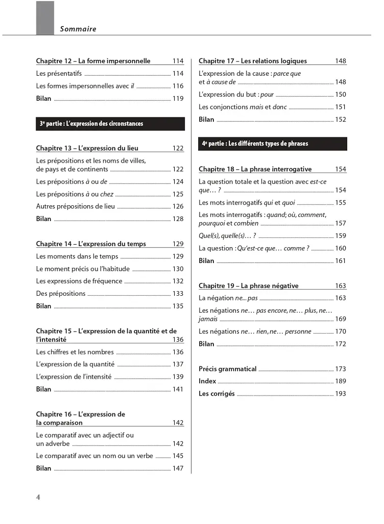 Les 500 Exercices de Grammaire. Livre + corrigés intégrés A1 - фото 4