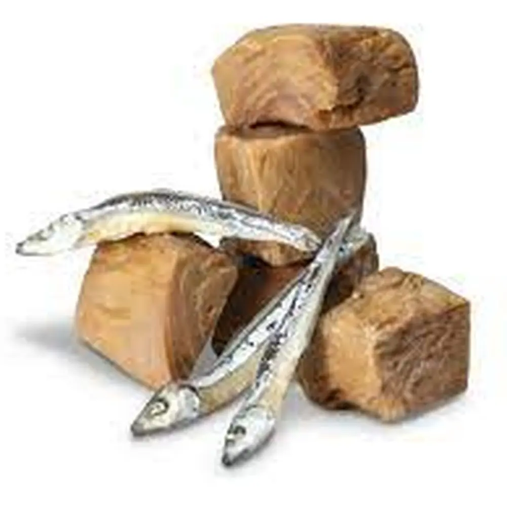 Ласощі для котів та собак Natural Kitty Meaty Cube 100%Tuna & Anchovy, у вигляді кубиків, тунець та анчоуси, 60 г - фото 3