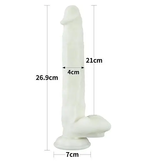 Фалоімітатор, що світиться в темряві LoveToy Lumino Play Dildo 10.5 - фото 4