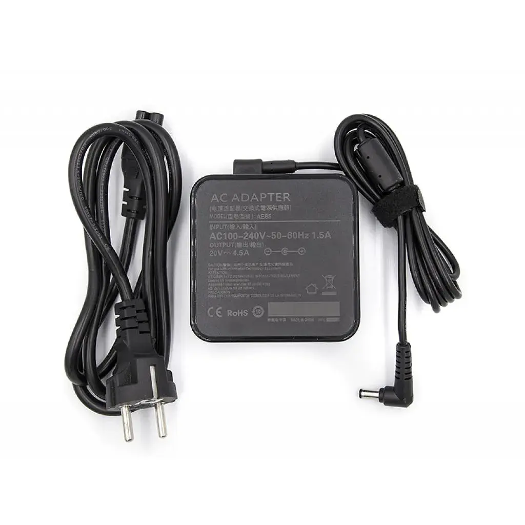 Блок живлення до ноутбуку PowerPlant IBM/LENOVO 220V, 20V 90W 4.5A (5.5*2.5) wall mount (WM-LS90H5525) - фото 2