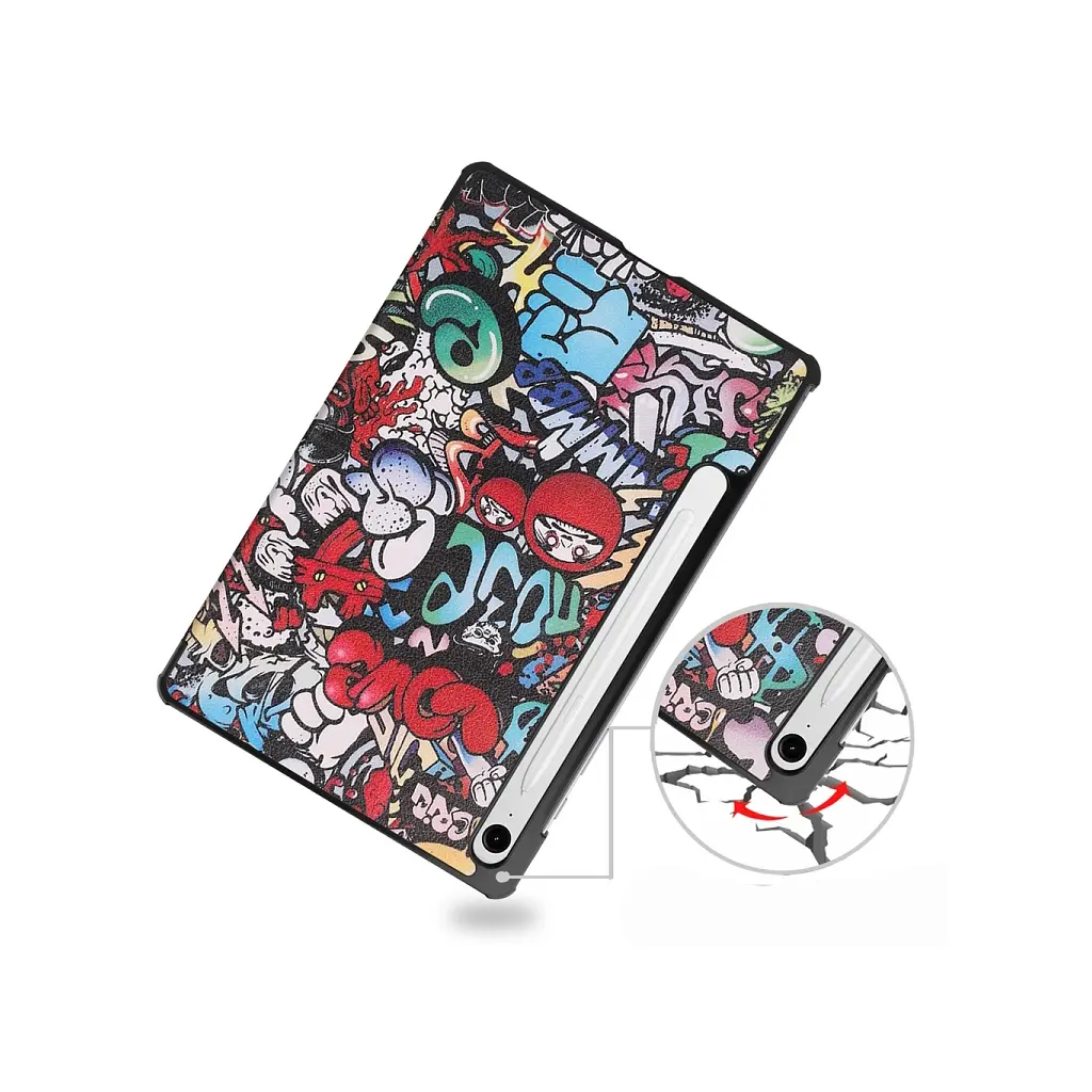Чохол до планшета BeCover Smart Case Samsung Galaxy Tab S10 FE (SM-X520/SM-X526) 10.9" Graffiti (713285) - фото 6