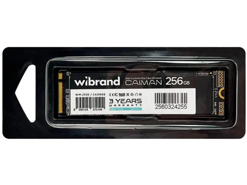 SSD-накопичувач Wibrand Caiman M.2 NVMe 256 GB (WIM.2SSD/CA256GB) - фото 3