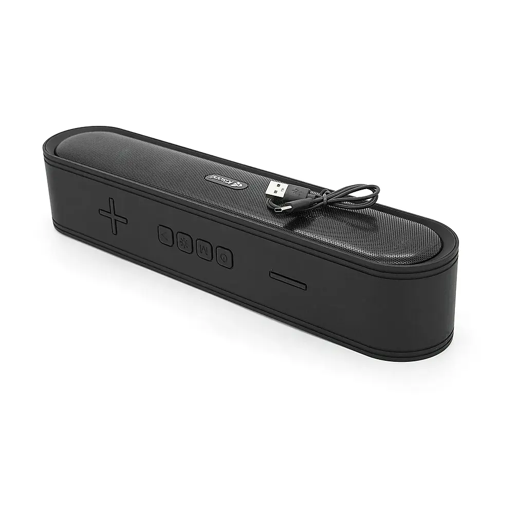 Колонка Kisonli LED-915 Bluetooth 5.0, 2х5W, 1200mAh, USB/TF/BT/FM/AUX, DC: 5V/1A, Black, BOX, Q30 - фото 4
