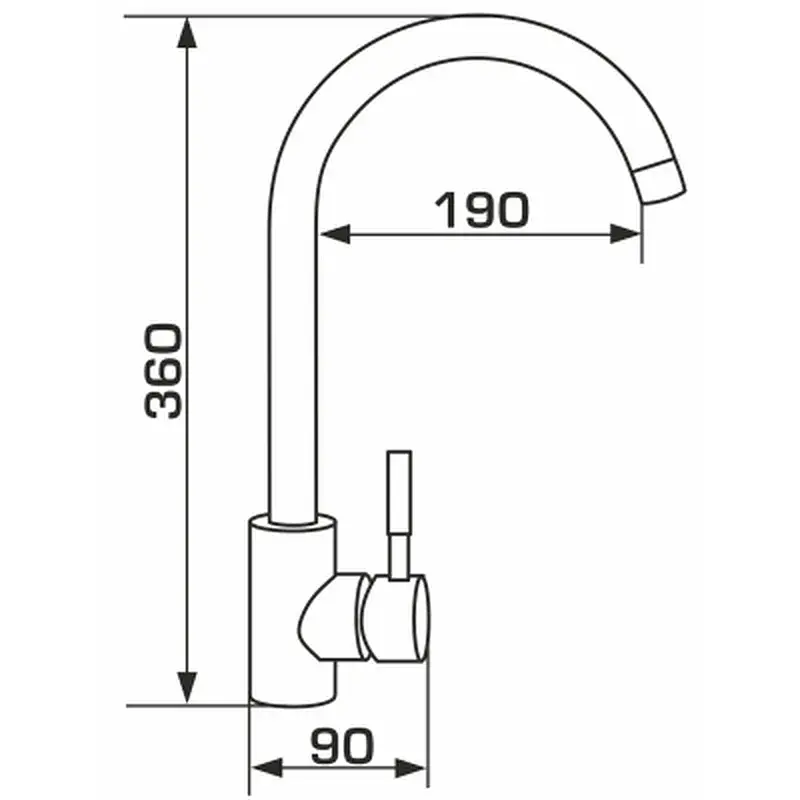 Змішувач GRANADO Elche LUX avena (gz0102L) - фото 7