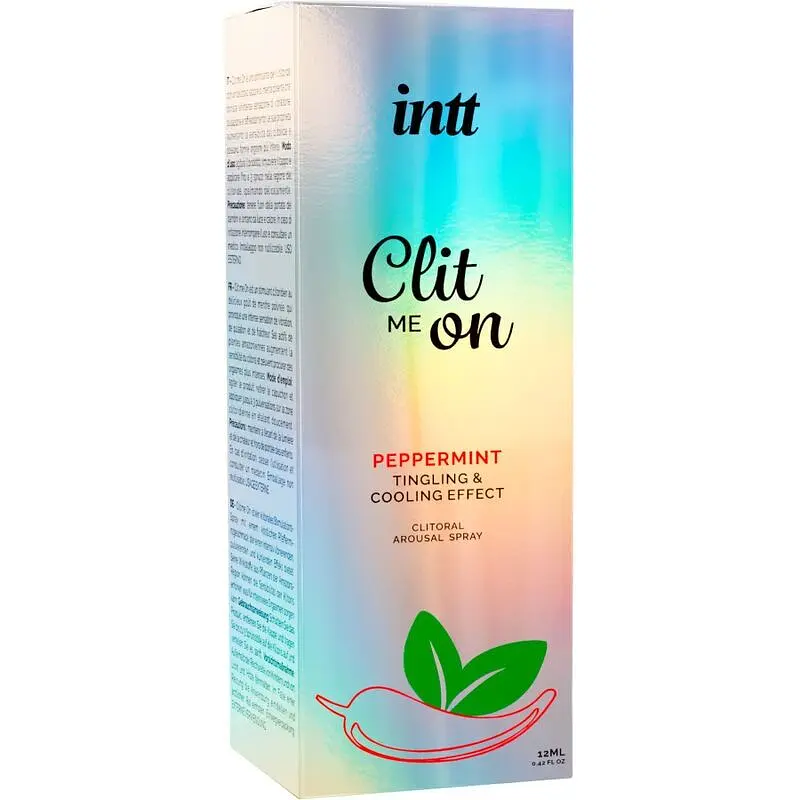 Збудливий спрей для клітора Intt Clit Me On Peppermint Cooling Effect 12 мл, охолоджуючий ефект Intt SO8392 98025 - фото 3