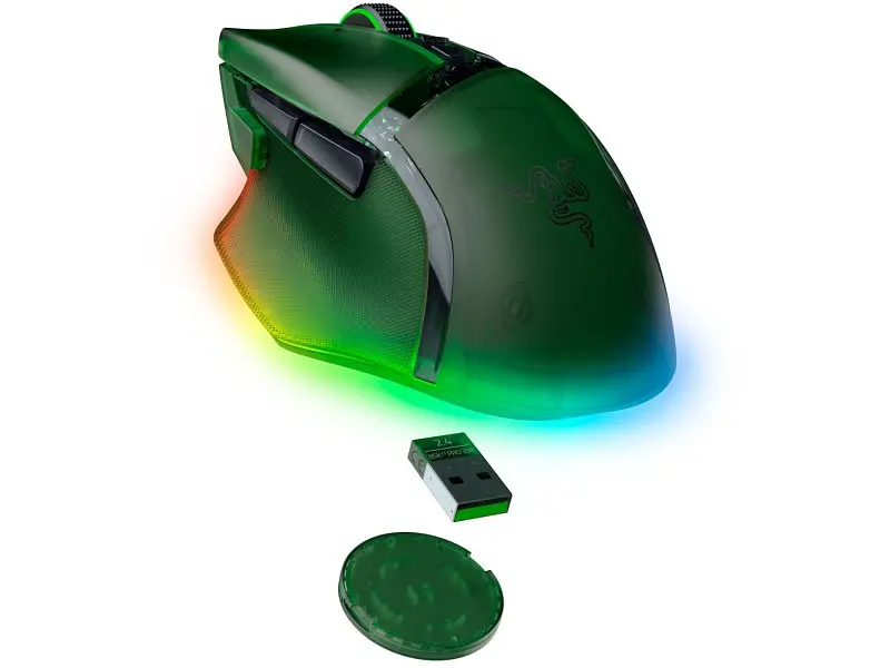 Миша Razer Basilisk V3 PRO Wireless 35K Phantom Green (RZ01-05240300-R3G1) - фото 4
