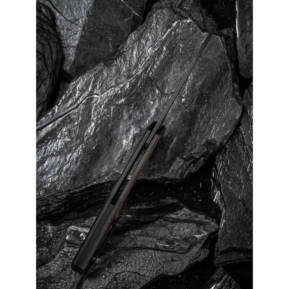 Ніж складаний туристичний Civivi Hypersonic, (9.4 см) 14C28N / Steel & G10 чорно-бордовий - фото 16