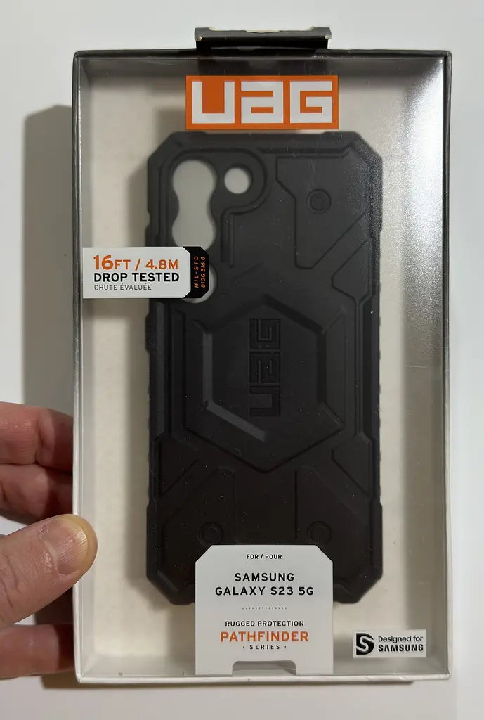 Оригінальний протиударний чохол UAG Pathfinder для Samsung Galaxy S23 Black (214122114040) - фото 4