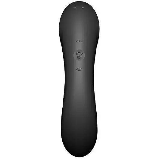 Вакуумний стимулятор із вібрацією Satisfyer Curvy Trinity 4 Black 3 в 1 - фото 4