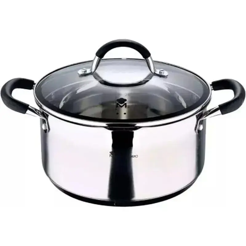 Набір посуду MasterPro Foodies collection 2 каструлі та ківш 16/20/24 см (BGEU-5539) - фото 2