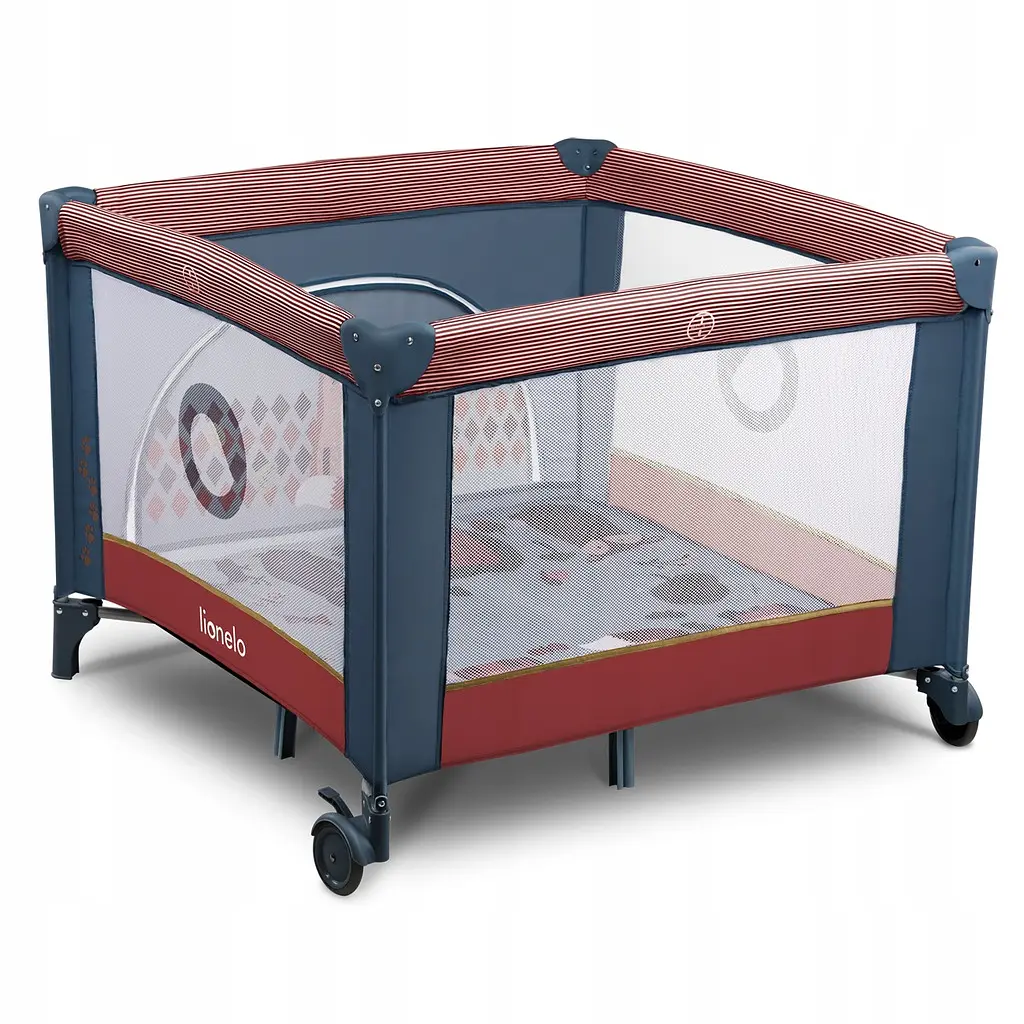 Манеж Lionelo Sofie Blue Cobalt Red - фото 3