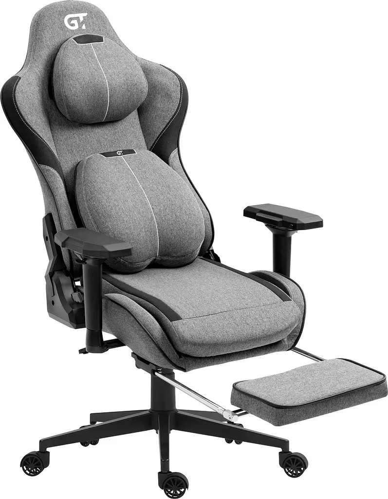 Геймерське крісло GT Racer X-2308 Fabric Gray/Black (X-2308 Fabric Gray/Black) - фото 8
