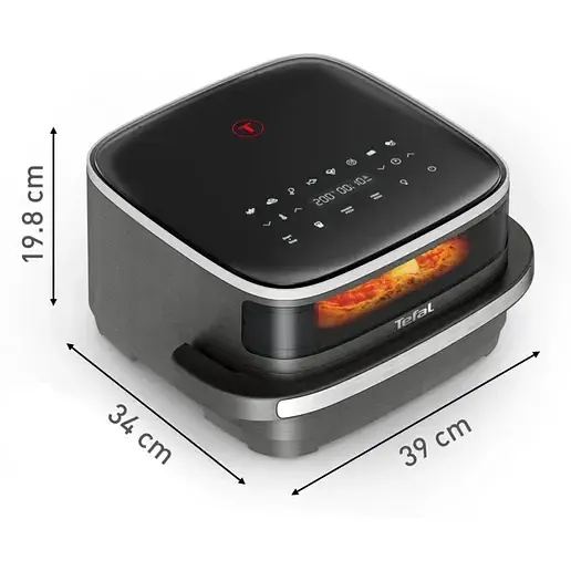 Мультипіч Tefal Easy Fry XL Surface 2200 Вт чорно-сіра (FW402HE0) - фото 4