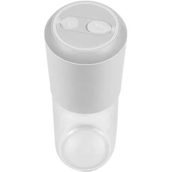 Портативная бутылка блендер для смузи Juicing Cup N8 из пластика 400 мл от USB Белая - фото 2