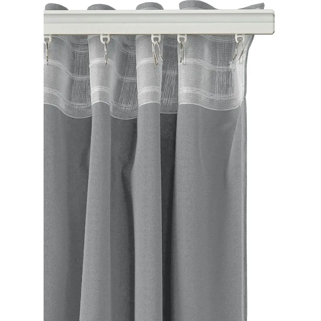Штори на кухню та в кімнату Cosas URBAN 180х260 см 2 шт графіт (Curtains_GreyDark_180x260) - фото 9