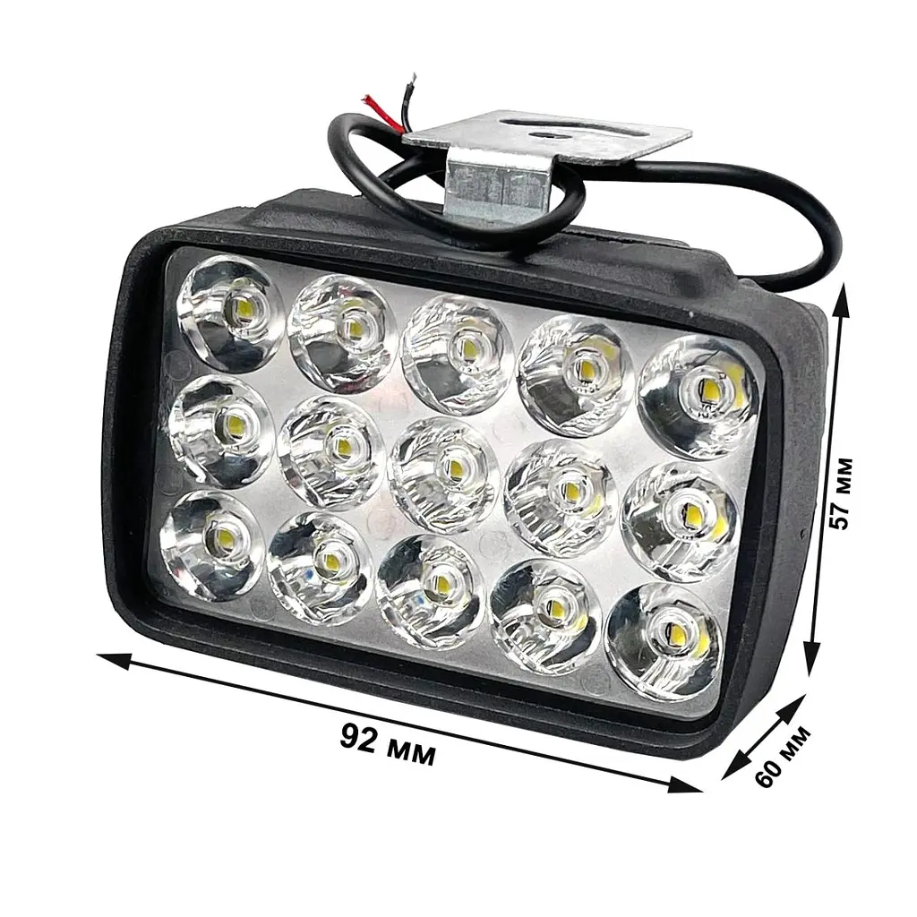 Додаткова світлодіодна LED фара 12W (1W x 12) 10-30V 120x45x50 мм Ближній 1 шт. (ORL8612) - фото 2