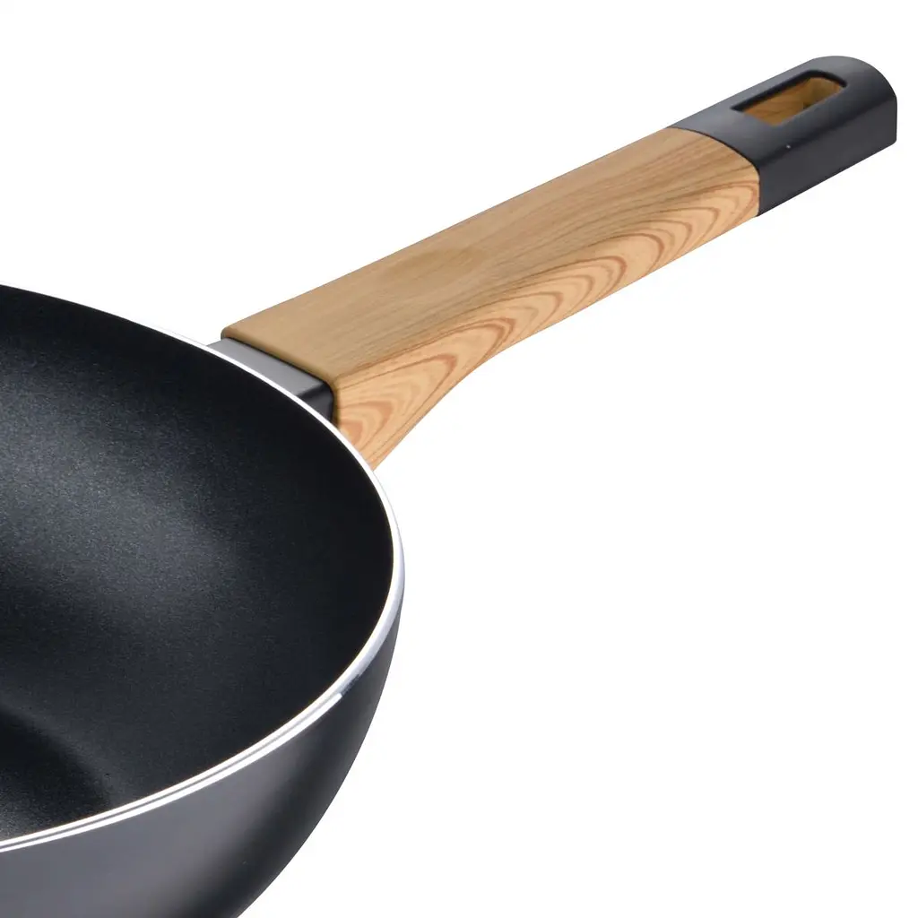 Пательня Вок Bergner Earth black 28 см (BG-34627-BK) - фото 2