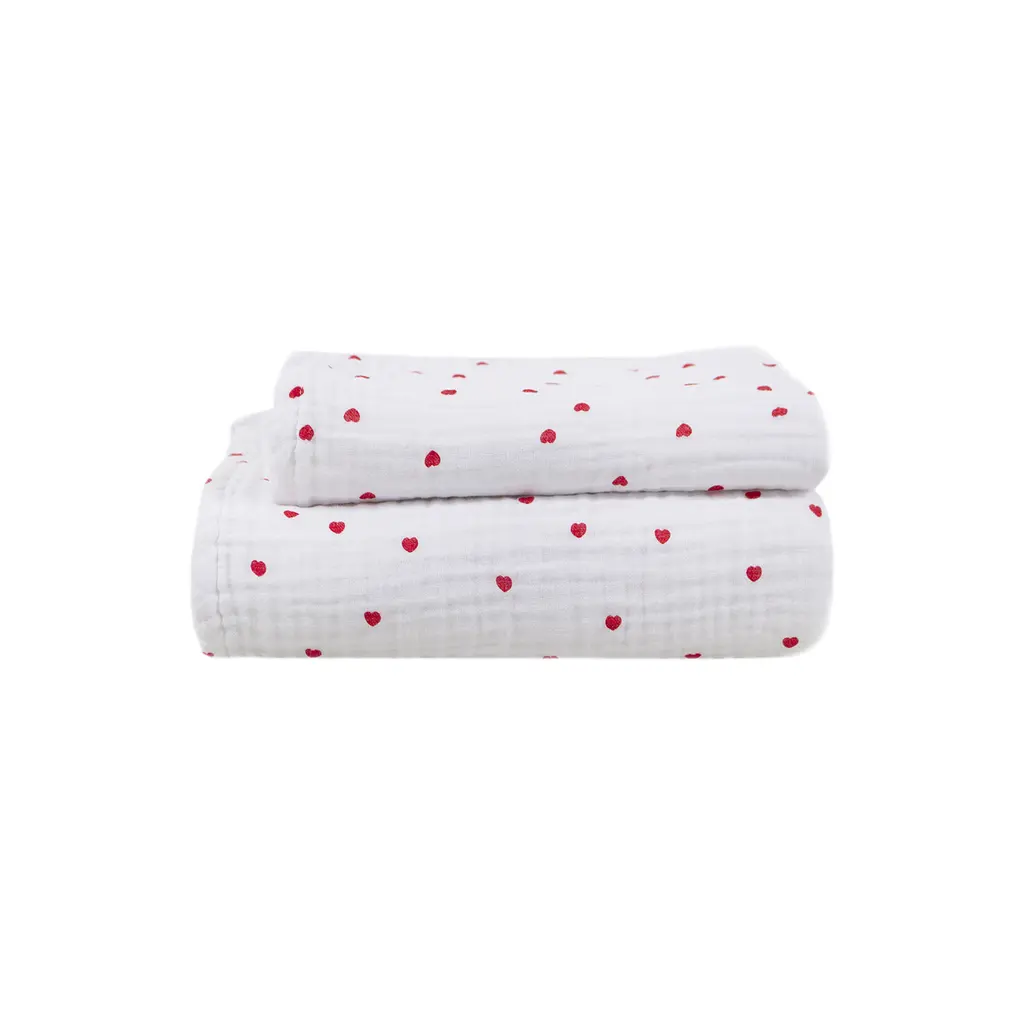 Рушник Lotus Home - Molly Heart muslin 90x150 - фото 7