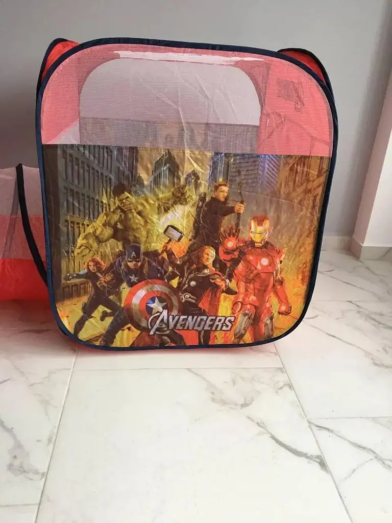 Намет Дитячий Будиночок Подвійний з Тунелем Супергерої Марвел Avengers - фото 3
