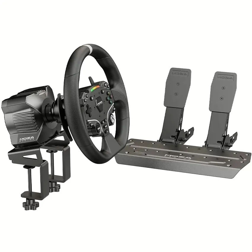 Руль и педали Moza Racing R3 Bundle для XBOX/PC 22 кн. двойн. педали SR-P Lite руль ESX - фото 2