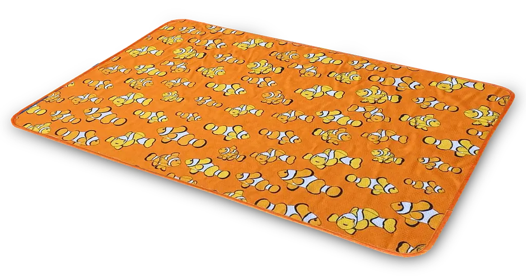 Багаторазова пелюшка для дітей Fish без антиковзаючого шару, 70х90 см