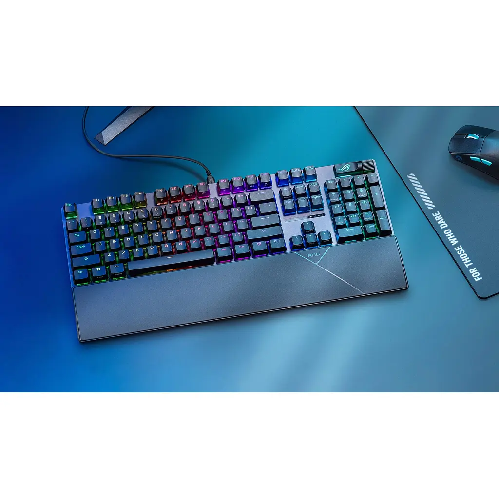 Клавіатура ASUS ROG Strix Scope II X NX Storm V2 ABS USB UA Black (90MP03XG-BKMA00) - фото 8