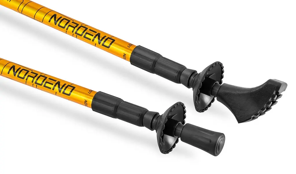 Трекінгові палиці Hop-Sport Nordend золотисті - фото 5