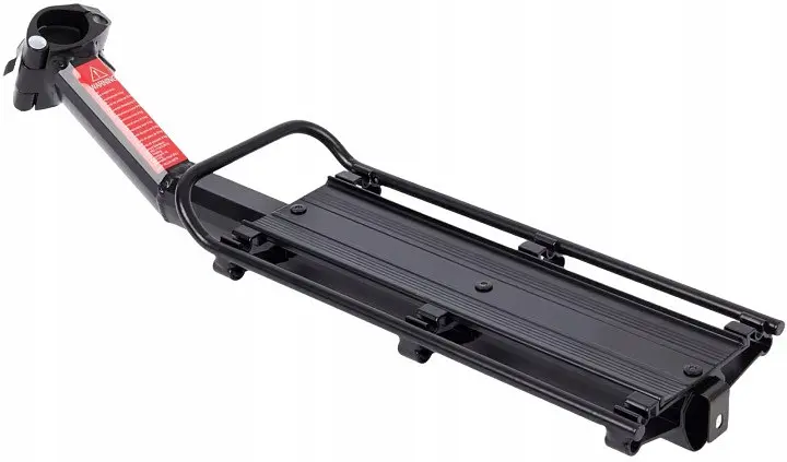 Багажник для велосипеда Walfort Rear Bike Rack задній універсальний алюмінієвий Чорний - фото 2