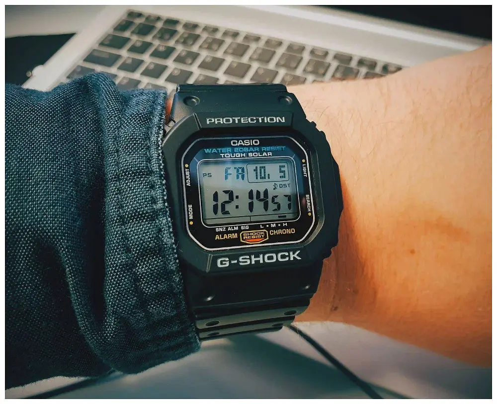 Годинник Casio G-5600UE-1 Сонячна батарея - фото 5