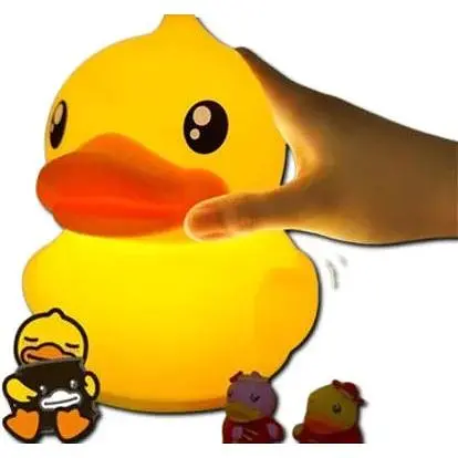 Нічник XPRO LED Каченя акумуляторне силіконове 7 кольорів підсвічування 11x11x13 см (42622-RD-29_224) - фото 4