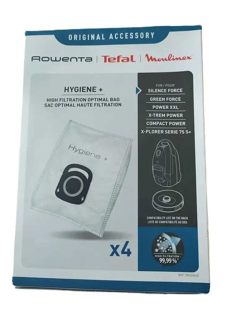 Мішки (Оригінал) для сміття для бази Rowenta X-PLORER Serie 75S+ ( RR8587WH RR8595WH ) 70+ ( RR8497WH ) 4 шт. - фото 3