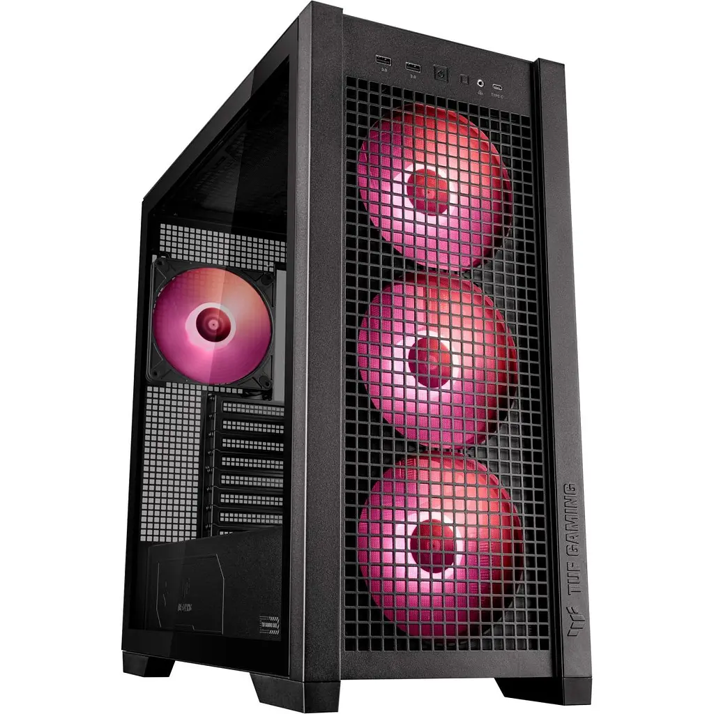 Корпус Asus TUF Gaming GT302 ARGB Black (90DC00I0-B19000) [134499] - фото 2