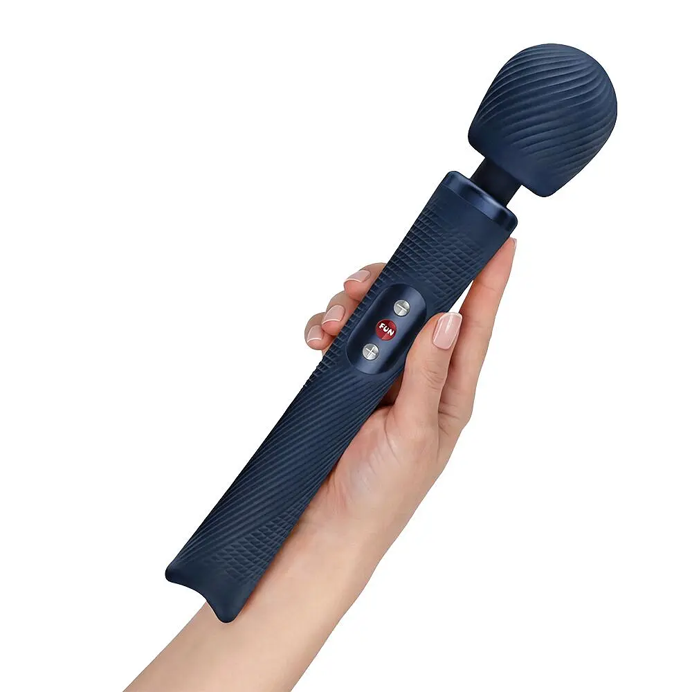 Вібромасажер Fun Factory VIM Vibrating Wand Nightblue, суперпотужний та легкий, до 6 годин роботи - фото 5