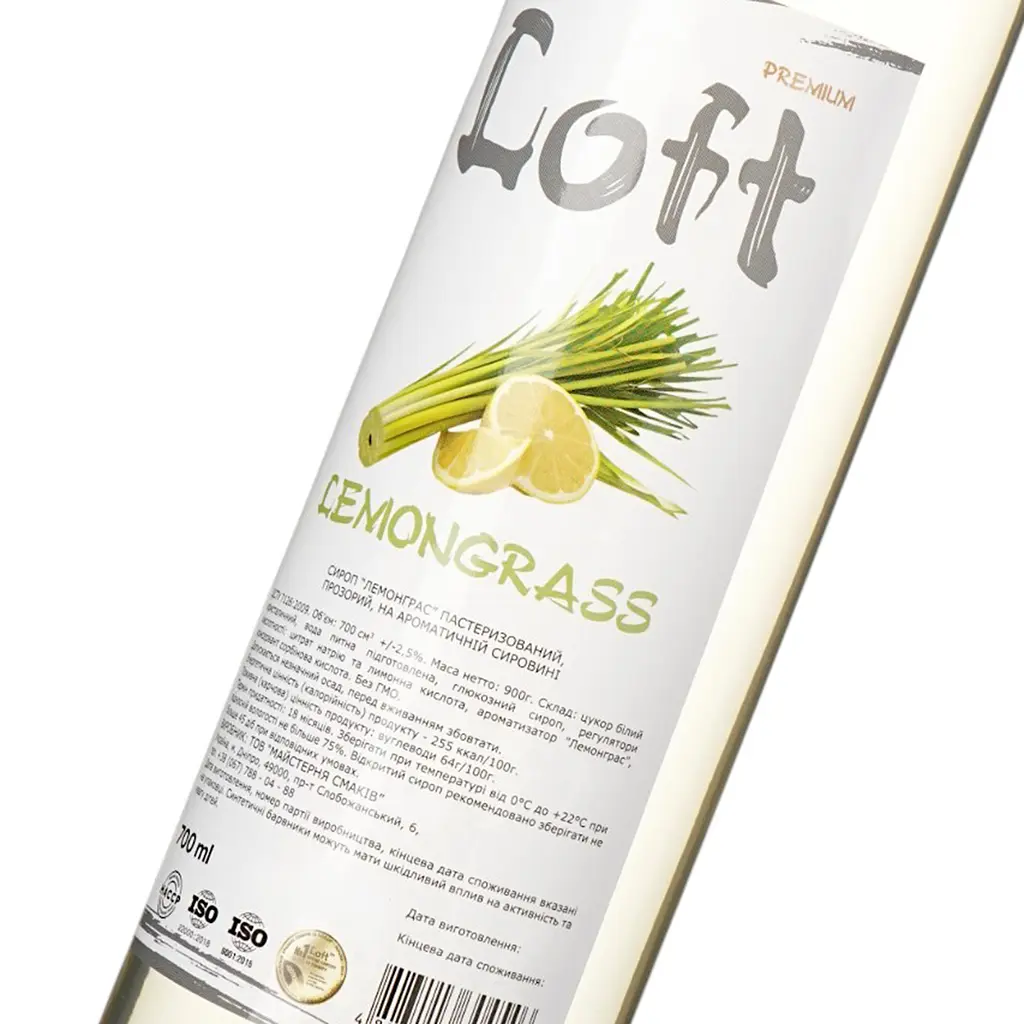 Сироп Loft Лемонграс Сироп 0.7 л - фото 5