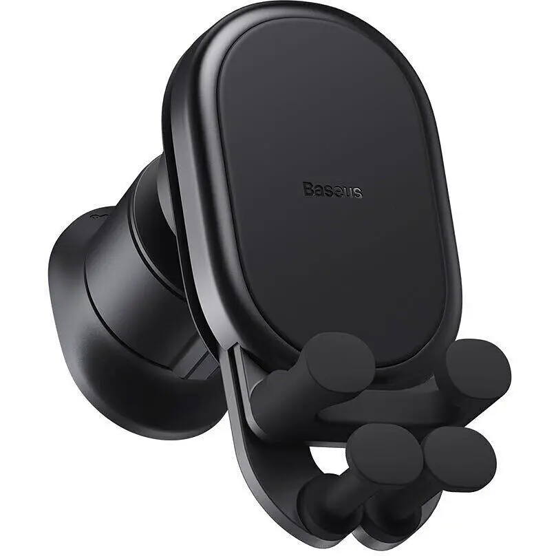 Автомобільний утримувач холдер Baseus Stable Gravitational Wireless Charging Car Mount Pro 15W Air Outlet Version SUWX030001 Black - фото 2