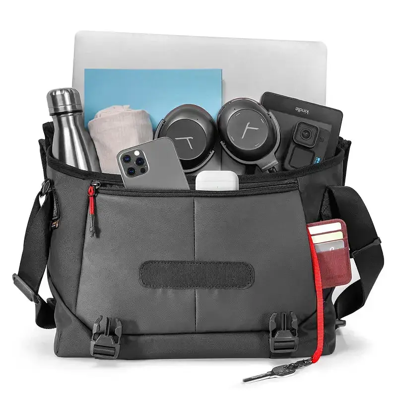 Сумка для ноутбука Tomtoc Explorer-T22 Messenger Bag Black 16 Inch/14L T22M1D1 - фото 2