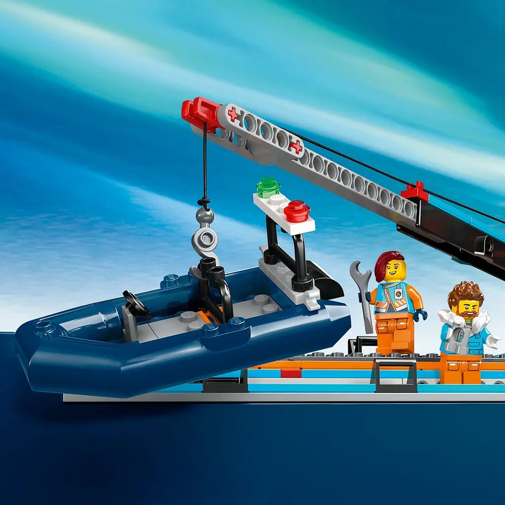 Конструктор LEGO City Арктичний дослідницький корабель 815 деталей (60368) - фото 9