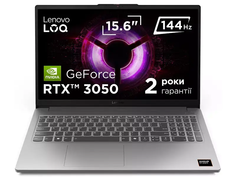 Ноутбук Lenovo LOQ 15ARP10E Luna Grey (83S0001URA)