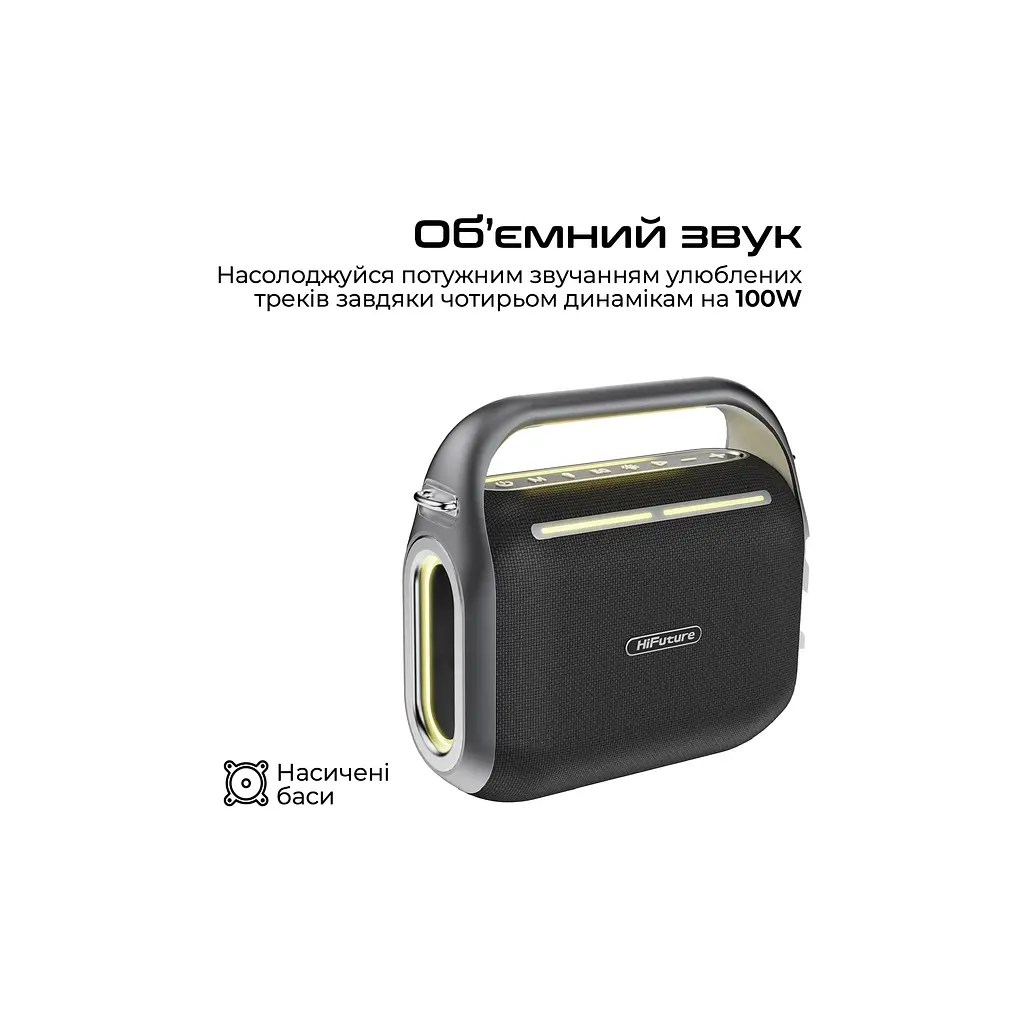 Акустична система HiFuture Musicbox 200 Black (musicbox200.black) - фото 3