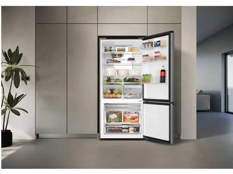 Холодильник з морозильною камерою Haier HDR5818DNSS - фото 12