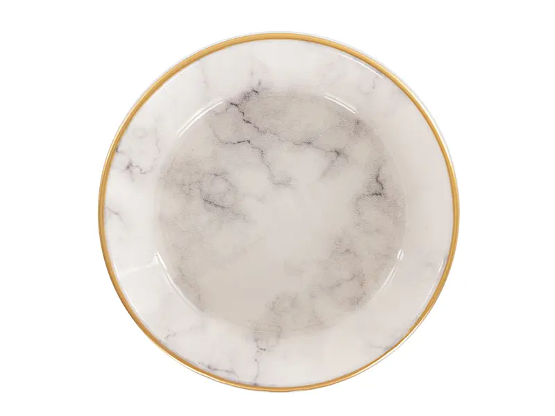 Салатник Alba ceramics Marble 10 см сірий (769-025) - фото 2