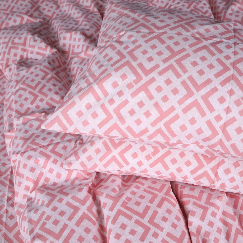 Комплект постільної білизни бязь MIRSON Abstract Pink 160х220см (2200013166740) - фото 5
