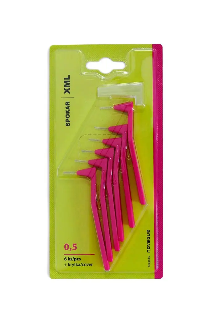 Міжзубні йоршики кутові Spokar XML 0.5mm, 6 шт - фото 3