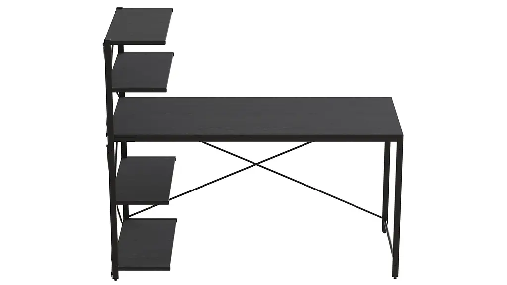 Компьютерный стол Джек 75x120x60 Черный ДСП Сосна Кембра FRD-104381 - фото 4