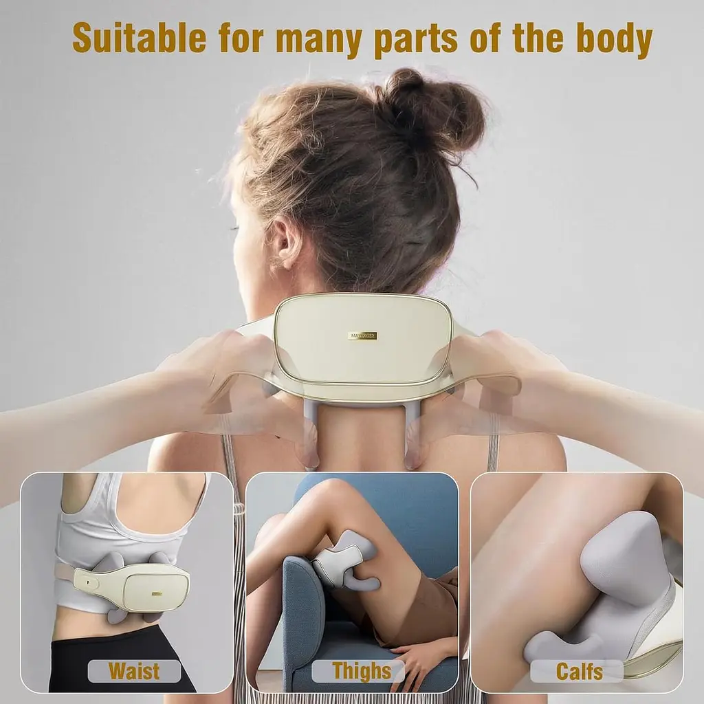 Масажер для шиї Deep Tissue Electric 3 режими масажу 2 температури 5D - фото 4