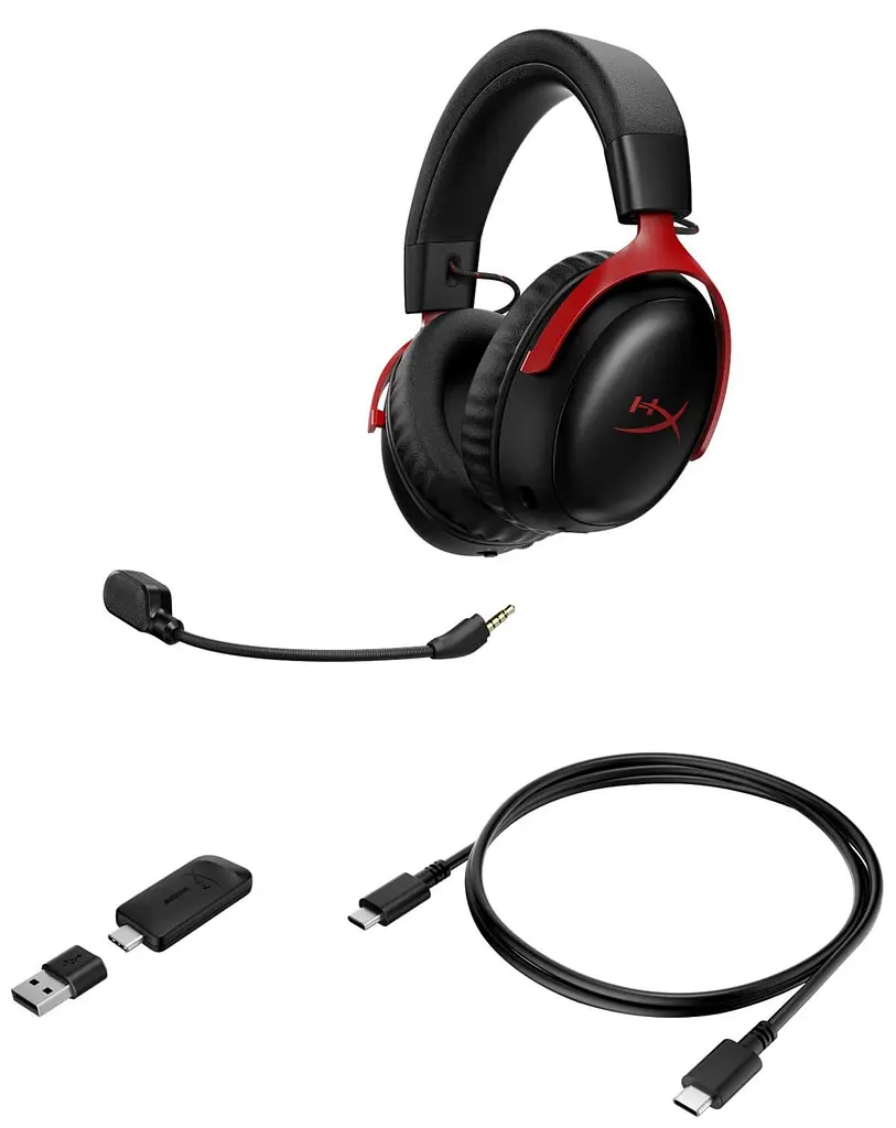 Ігрова гарнітура HyperX Cloud III S Black Red (A59Z0AA) - фото 4