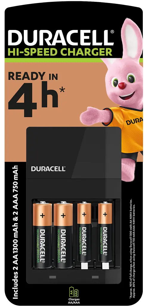 Зарядний пристрій Duracell CEF14 + 2AA1300 + 2AAА750 (6307261)