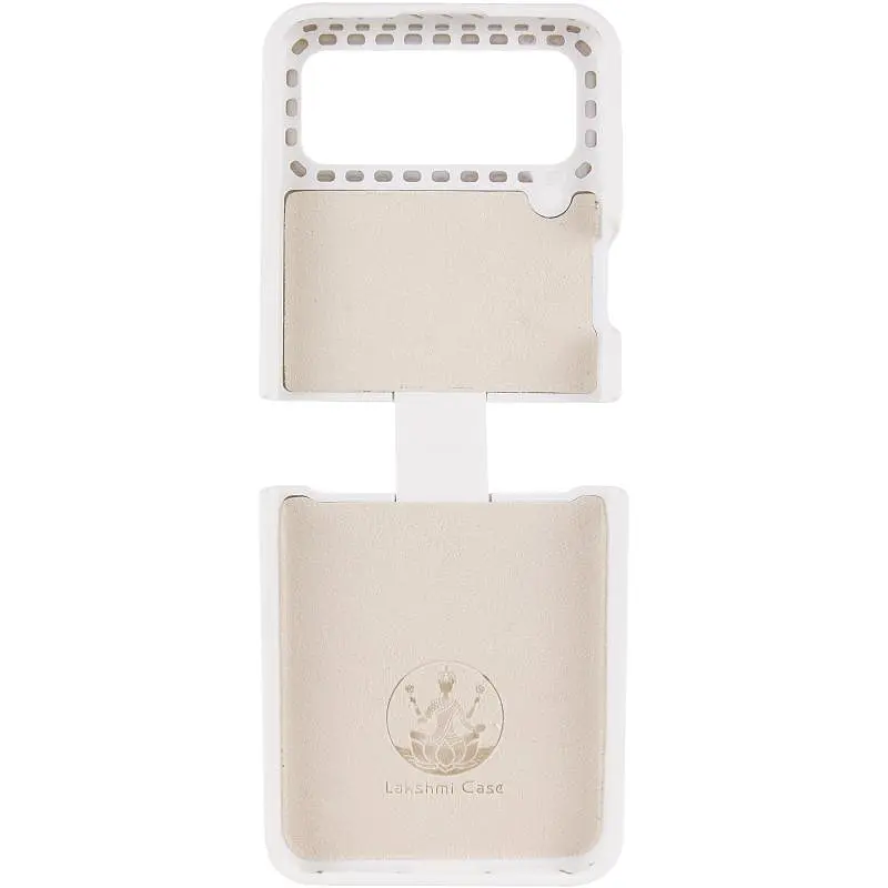 Чохол Foldables Silicone Cover Lakshmi (AAA) для Samsung Galaxy Z Flip4 Білий / White - фото 3