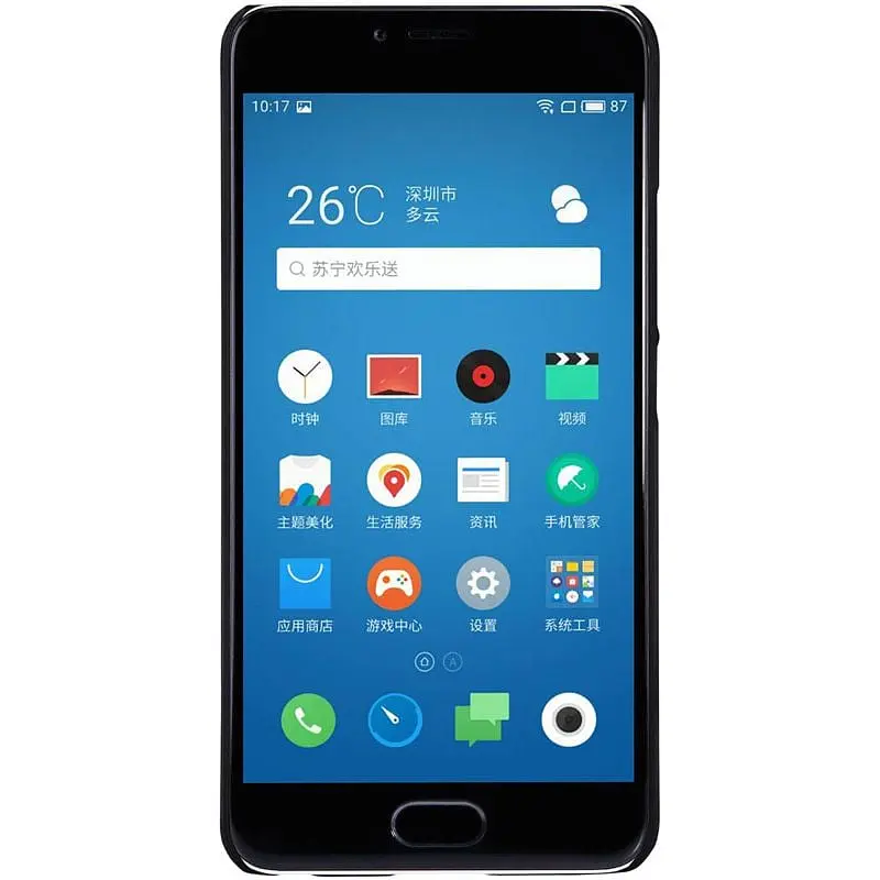 Чохол-накладка Nillkin Super Frosted Shield Meizu M5 Black - фото 2